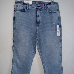 Slim Straight Jeans Plus Size 19